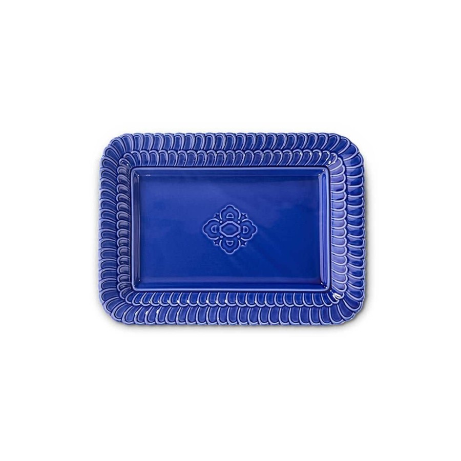 Buccellati Double Rouche - Florence Furnace Cobalt Blue Vide Poche | Porcelain