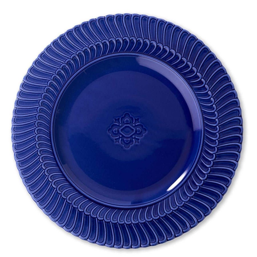 Buccellati Double Rouche - Florence Furnace Cobalt Blue Dinner Plate | Wedding