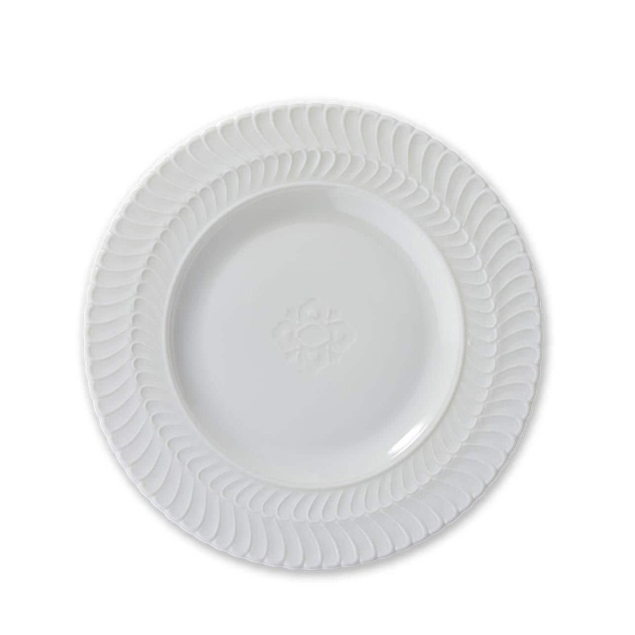 Buccellati Double Rouche - Florence Furnace White Dessert Plate | Porcelain